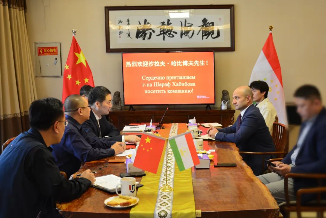 【集团动态】塔吉克斯坦“红线集团”总经理沙拉夫·哈比博夫先生访问华盾集团